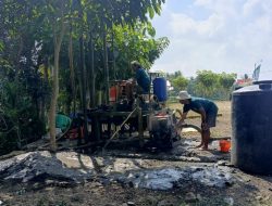 Progres Pembuatan Sumur Bor Desa Kesik Mencapai 85%. TMMD Ke – 121 Kodim/Lotim 2024.