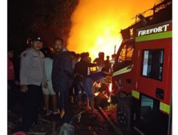 POLSEK TENJO BERSAMA INSTANSI TERKAIT CEK LOKASI TKP ADANYA KEBAKARAN DI PETERNAKAN AYAM