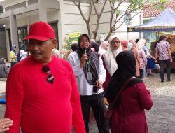 Pemerintah Kecamatan Cariu Gelar Bazar Murah Dari Dinas Ketahanan Pangan Diserbu Warga
