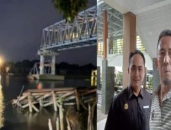 Perusahaan Angkutan Batubara Rugikan Masyarakat: Kapal Tongkangnya Tabrak Jembatan Lalan Hingga Roboh dan Terputus
