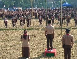 Helaran Ke Tiga Hari Pramuka Kwaran Kecamatan Tanjungsari Dihadiri Unsur Muspika