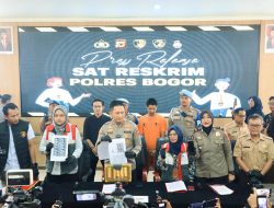 Polres Bogor Kurang Dari 24 Jam Tangkap Pelaku KDRT di Hotel Kemang Jakarta Selatan