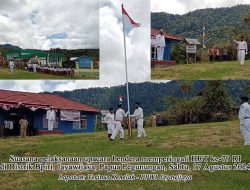 *Upacara HUT Kemerdekaan RI di Distrik Bpiri Berlangsung Aman dan Hikmat*
