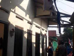 Polsek Ciomas Cek Lokasi TKP Peristiwa Kebocoran Tabung Gas 12KG, Mengakibatk
