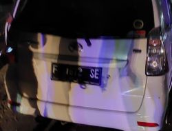 Polsek Cijeruk Besama Unit Laka Lantas Ciawi Tangani Peristiwa Laka Tunggal di Jembatan Tol Cigombong, Mobil Terguling Akibat Pengemudi Tidak Sehat