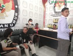 Tim Polres Dairi lakukan Pemeriksaan Kesehatan Terhadap Personil Yang Melaksanakan Pengamanan Kantor KPU 