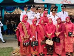 Upacara HUT ke-79 Kemerdekaan RI Tingkat Kecamatan Lubai