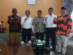 Jalin Silaturahmi ke Pemuda Pancasila, Polres Dairi Ajak Jaga Kamtibmas di Masa Pilkada Dairi