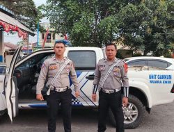 Satgas Kamseltibcarlantas Operasi Mantap Praja Musi 2024 Gelar Patroli di Kota Muara Enim