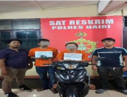Pelaku Pencurian Sepeda Motor Di Sidikalang Ditangkap Polres Dairi