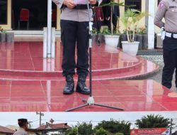 AKBP Agus Bahari Pimpin Apel Sertijab di Polres Dairi