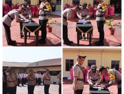 4 Pejabat Polres Taput Melaksanakan Sertijab