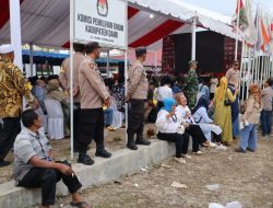 Pengamanan Nomor Urut Paslon, Kapolres Dairi Ajak Nikmati Pesta Demokrasi Tanpa Terpecah Belah