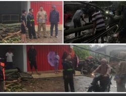 POLSEK CIJERUK MONITORING AKAN ADANYA MUSIBAH BENCANA ALAM DI WILAYAH KECAMATAN CIJERUK KABUPATEN BOGOR