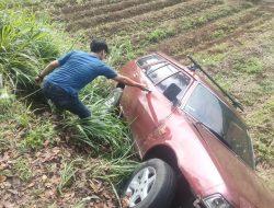 Kecelakaan Tunggal Terjadi di Desa Pasirgaok, Tidak Ada Korban Jiwa