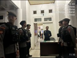 Pastikan Kesiapan Pengamanan Pilkada, Anggota Sat Samapta Lakukan Patroli di Lingkungan Kantor KPUD