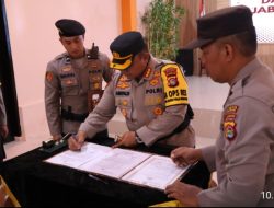 Pimpin Serah Terima Jabatan Kapolsek Mataram, Kapolresta Harapkan Lakukan Adaptasi Dengan Perubahan