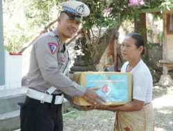 Sambut HUT Lalu Lintas Ke-69, Sat Lantas Polres Lombok Utara Gelar Bakti Religi