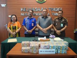 Intelijen Kejati NTT Berhasil Pulihkan Kerugian Keuangan Negara Daerah Kota Kupang Rp 1,57 Miliar dari Mark Up Pembayaran DPRD Kota Kupang