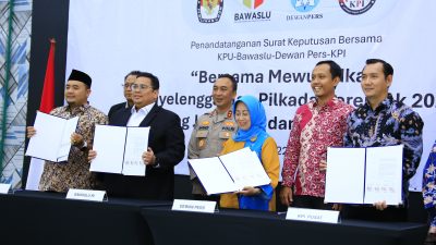 Sinergi Wujudkan Pilkada Damai dan Aman, Dibentuk Gugus Tugas Pemantauan Pemberitaan Pilkada 2024