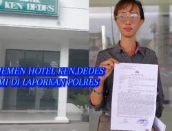 Pimpinan Media Online Chibernews Yulindatan Resmi Melaporkan Manjamen Hotel Ken’dedes ke Polres Sukoharjo