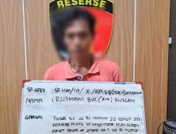 Polisi Amankan Pemilik Sumur Minyak Ilegal Terbakar di Desa Tanjung Dalam