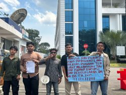 Gerakan Mahasiswa Dan Pemuda Sumatera Utara (GEMPI-SU) Kembali Lakukan Aksi Di Depan Kejatisu 