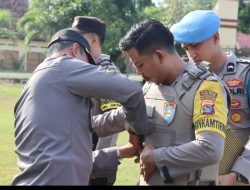 Penyerahan Alsus Terbaru kepada Bhabinkamtibmas Polres Bima Kota