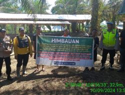 Kapolsek Keluang Beri Himbauan Kepada Tempat Penyulingan Minyak Ilegal Yang Beroperasi di Wilayah Hukumnya
