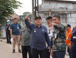Pj. Bupati Bogor Tinjau Pembangunan Flyover Stasiun Tenjo