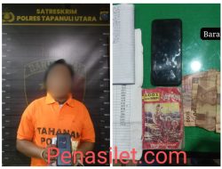 Polres Tapanuli Utara Berhasil Tangkap Pelaku Judi Togel Online di Situs Ilegal, Barang Bukti dan Modus Operandi Diungkap