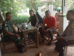 Babinsa Desa Karyamekar Laksanakan Giat Komunikasi Sosial dalam Rangka Jelang Pilkada Bogor