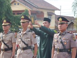 Kapolres Muba Pimpin Upacara Sertijab Kabag dan Kapolsek: Iptu Joharmen Jabat Kapolsek Sanga Desa