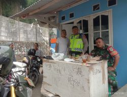 SINERGITAS TNI POLRI WILAYAH HUKUM POLSEK MEGAMENDUNG GIAT COOLING SISTEM SAMBANG WARGA BERI HIMBAUAN DAN AJAK JAGA KAMTIBMAS