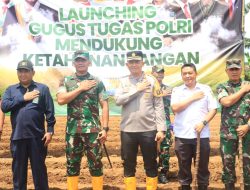 Polres Bogor Gelar Launching Gugus Tugas Polri Mendukung Ketahanan Pangan Secara Serentak Seluruh Indonesia