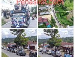 Konvoi Akbar JTP Dens: Ribuan Kendaraan Penuhi Jalan Menuju Kampanye di Tarutung