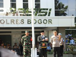Polres Bogor Bersama Unsur Stakeholder Lainnya Laksanakan Apel Gelar Pergeseran Pasukan Operasi Mantap Praja Lodaya 2024 Wilayah Kabupaten Bogor