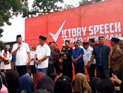 Deklarasikan Kemenangan Paslon Toha-Rohman : 2 Tahun Tak Terealisasi program PKM Siap Angkat Kaki dari Bupati Muba