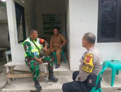 Sinergitas TNI Polri Wilayah Hukum Polsek Cibinong Menjalin Kedekatan Dengan Warga Desa Binaan Ajak Kondusifitas Kamtibmas