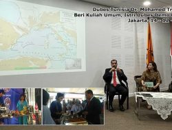 *Dubes Tunisia Dr. Mohamed Trabelsi Beri Kuliah Umum di Institut Pariwisata Trisaksi, Istri Dubes Demo Masak*