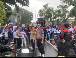 Berikan Pelayanan Humanis, Polres Majalengka Laksanakan Pengamanan PAM Unras Dari PC. SPAI FSPMI Majalengka