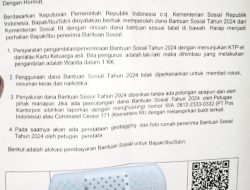 Masyarakat Kel.Terumbu Kota Serang Minta Tangkap Pelaku Dugaan Praktek Pungli Bansos