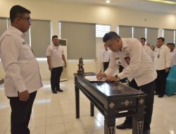 Lapas Selong Ikuti Penandatanganan Perjanjian Kinerja, Fakta Integritas Dan Pencanangan Zona Integritas Menuju WBK/WBM 2025