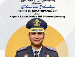 Media Online Penasilet.com Mengucapkan Selamat Atas Pelantikan Herry H Simatupang, S.H. Sebagai Kalapas Kelas IIB Siborongborong
