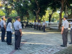 Apel Pagi ASN Lapas Kelas IIB Selong dilanjutkan Rapat Internal Pejabat Struktural