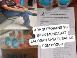 Ketua DPD LSM Gerhana Indonesia Pertanyakan Integritas Badan POM Bogor Terkait Laporan Dugaan Produk Ilegal PT Royal: Ada Upaya Pencabutan Laporan?