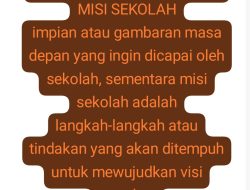 Kita Harus Sering Baca Visi Misi Kepala Sekolah dan Sanksi Kepala Sekolah Tidak Jalani Tugas Pokoknya