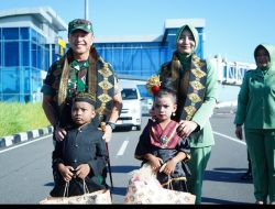 Pangdam IX/Udayana Tiba di Lombok, Disambut Meriah di Bandara ZAM