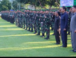 Korem 162/WB Gelar Upacara Bendera Awal Bulan: Perkuat Disiplin dan Nasionalisme Prajurit