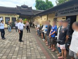 Polresta Mataram Amankan 12 Jukir Liar dalam Operasi Pekat II Rinjani 2025: Wujud Nyata Pemberantasan Premanisme di Kota Mataram